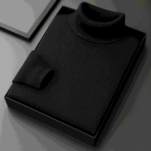 Black (High Neck T-Shirt)