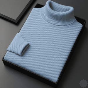 Sky Blue (High Neck T-Shirt)